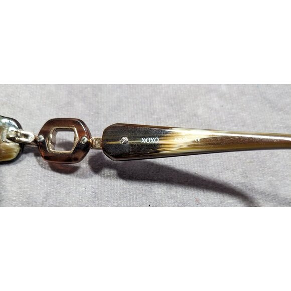 XOXO Retro Y2K Style Brown And Gold Sunglasses Model X2325 - Picture 6 of 7